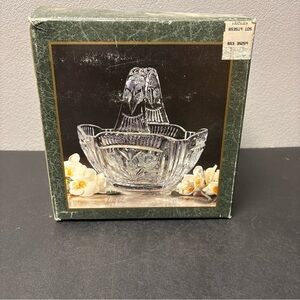 Darlington 8.5” Basket, Handcut 24% Lead Crystal